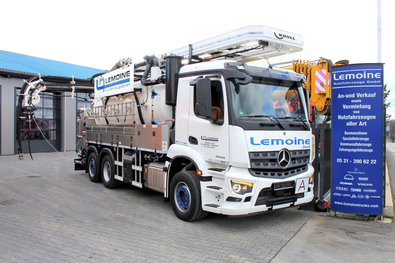 Mercedes-Benz AROCS 2546 6x2 Kroll 14m³ WRG Wasserrückgewinner - Vakuum lastebil: bilde 1 Mercedes-Benz AROCS 2546 6x2 Kroll 14m³ WRG Wasserrückgewinner - Vakuum lastebil: bilde 1