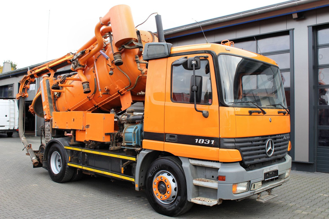 Mercedes-Benz Actros 1831 4x2 Hellmers 6,5m³ V2A INOX Kipper - Vakuum lastebil: bilde 1 Mercedes-Benz Actros 1831 4x2 Hellmers 6,5m³ V2A INOX Kipper - Vakuum lastebil: bilde 1