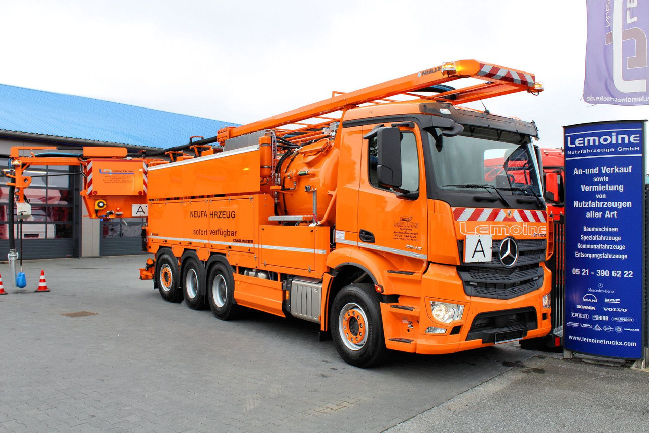Mercedes-Benz Arocs Müller Canalmaster F 160 EWA WRG - Vakuum lastebil: bilde 1 Mercedes-Benz Arocs Müller Canalmaster F 160 EWA WRG - Vakuum lastebil: bilde 1