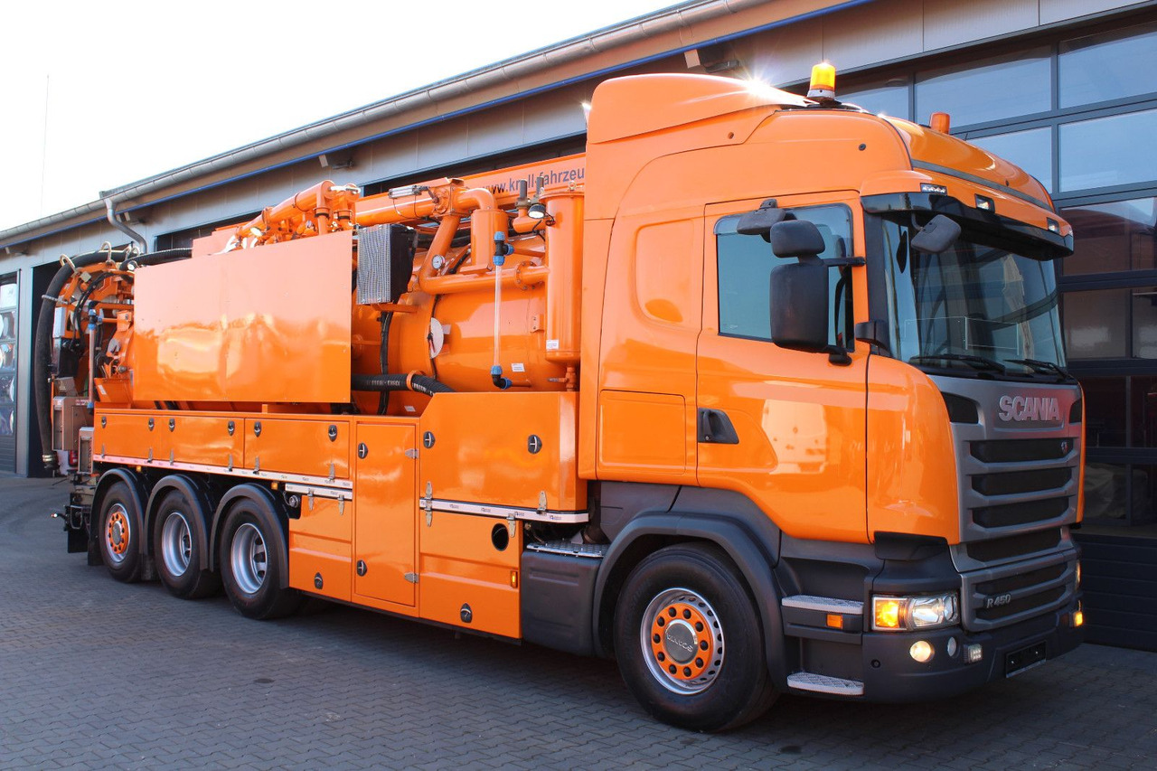Scania R450 8x4 Kroll 19m³ Wasserrückgewinner Kombi-HD - Vakuum lastebil: bilde 2 Scania R450 8x4 Kroll 19m³ Wasserrückgewinner Kombi-HD - Vakuum lastebil: bilde 2