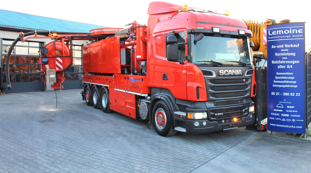 Scania R560 V8 8x4 Kroll 20m³ WRG 2x HD-Pumpe 620 Liter - Vakuum lastebil: bilde 1 Scania R560 V8 8x4 Kroll 20m³ WRG 2x HD-Pumpe 620 Liter - Vakuum lastebil: bilde 1