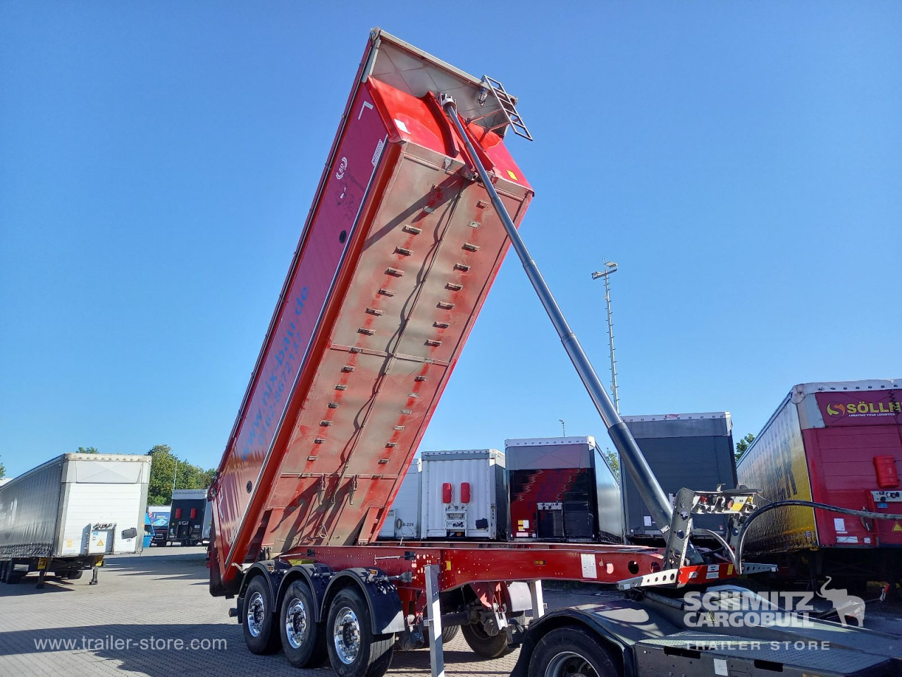 Tippsemi SCHMITZ Auflieger Kipper Alukastenmulde Insulated: bilde 15