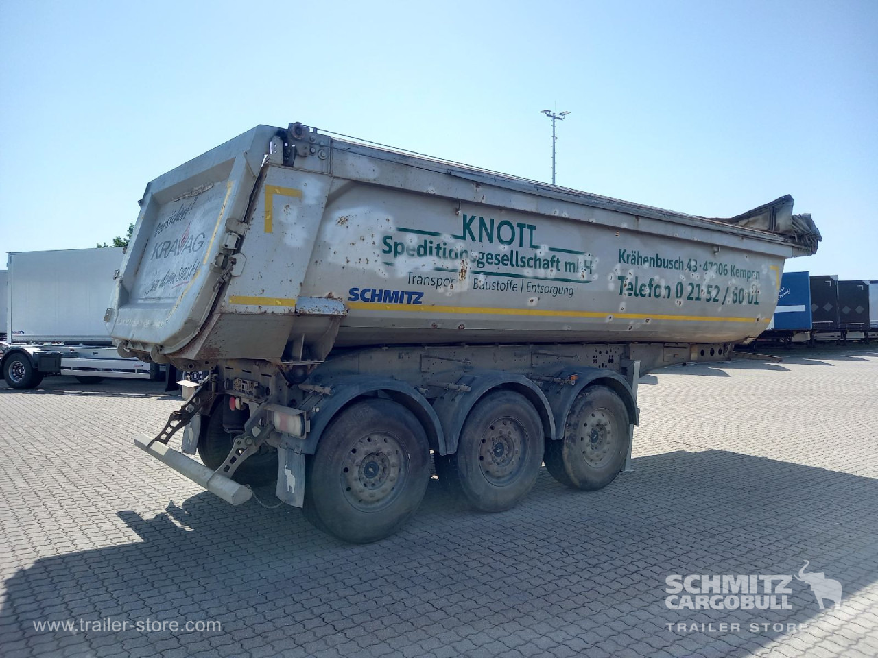 Tippsemi SCHMITZ Auflieger Kipper Stahlrundmulde 25m³: bilde 8 Tippsemi SCHMITZ Auflieger Kipper Stahlrundmulde 25m³: bilde 8