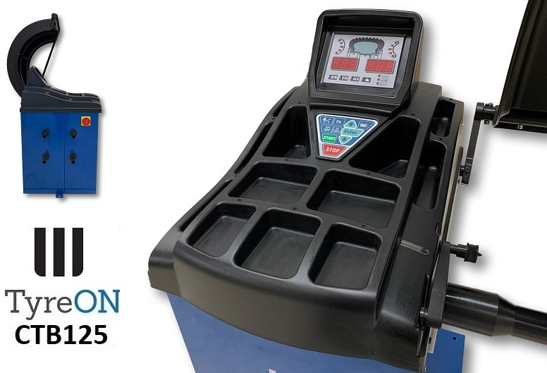 CTB125 wheel balancer, 5 ALU and 2 Steel programs - Auto input Distance + Diameter - 230V - Verkstedutstyr: bilde 3 CTB125 wheel balancer, 5 ALU and 2 Steel programs - Auto input Distance + Diameter - 230V - Verkstedutstyr: bilde 3