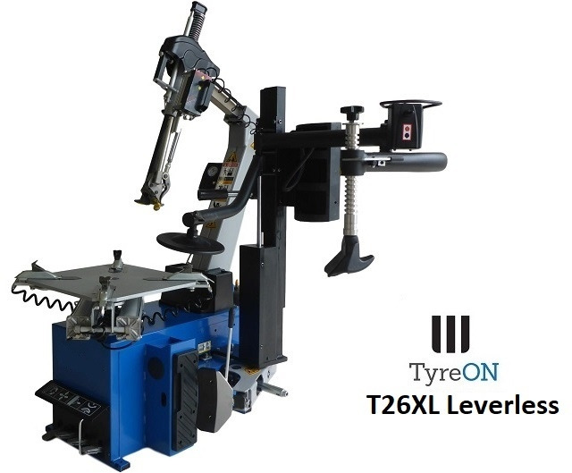 T26XL Heavy duty fully automatic leverless XL tyre changer - Muliti-funtional assist arm - 8 airboosters - High speed filling machine - Mounting head pneumatically locked + automatic up/down - 2Speed - Verkstedutstyr: bilde 1 T26XL Heavy duty fully automatic leverless XL tyre changer - Muliti-funtional assist arm - 8 airboosters - High speed filling machine - Mounting head pneumatically locked + automatic up/down - 2Speed - Verkstedutstyr: bilde 1