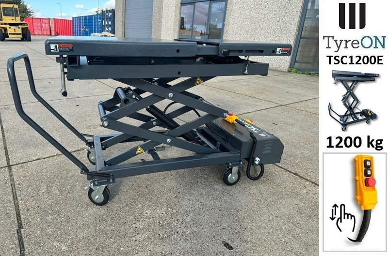 TSC1200E mobile EV battery lifting table - Mobile lifting table for engines, gearboxes, EV battery packs, transmissions andvehicle components - 230V mobile scissor lift table - 1200 kg - H192 c - Verkstedutstyr: bilde 5 TSC1200E mobile EV battery lifting table - Mobile lifting table for engines, gearboxes, EV battery packs, transmissions andvehicle components - 230V mobile scissor lift table - 1200 kg - H192 c - Verkstedutstyr: bilde 5