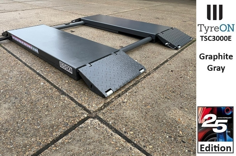 TSC3000E mobile midrise car scissor lift with electrical release - 230V - Graphite gray - Verkstedutstyr: bilde 3 TSC3000E mobile midrise car scissor lift with electrical release - 230V - Graphite gray - Verkstedutstyr: bilde 3