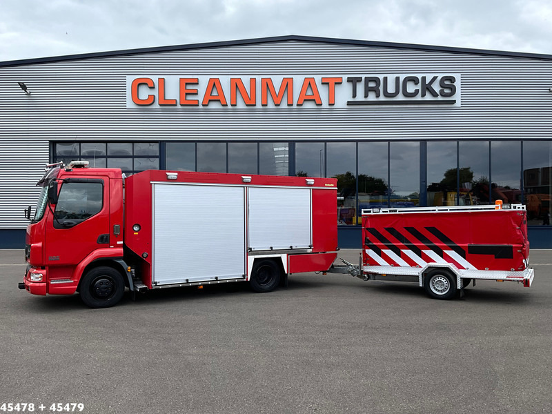 DAF FA 45 LF 150 Brandweer materiaalwagen + Mucar M5A-FOX Brandweer materiaal aanhangwagen - Brannbil: bilde 2 DAF FA 45 LF 150 Brandweer materiaalwagen + Mucar M5A-FOX Brandweer materiaal aanhangwagen - Brannbil: bilde 2