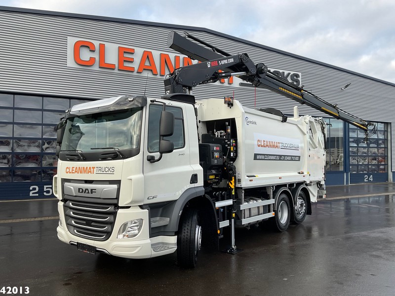 DAF FAN CF 340 Hiab 23 ton/meter laadkraan - Søppelbil: bilde 1 DAF FAN CF 340 Hiab 23 ton/meter laadkraan - Søppelbil: bilde 1