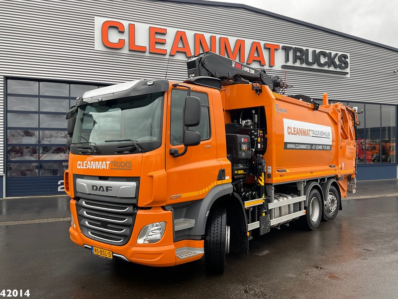 DAF FAN CF 340 Hiab 23 ton/meter laadkraan Welvaarts weighing system - Søppelbil: bilde 2 DAF FAN CF 340 Hiab 23 ton/meter laadkraan Welvaarts weighing system - Søppelbil: bilde 2