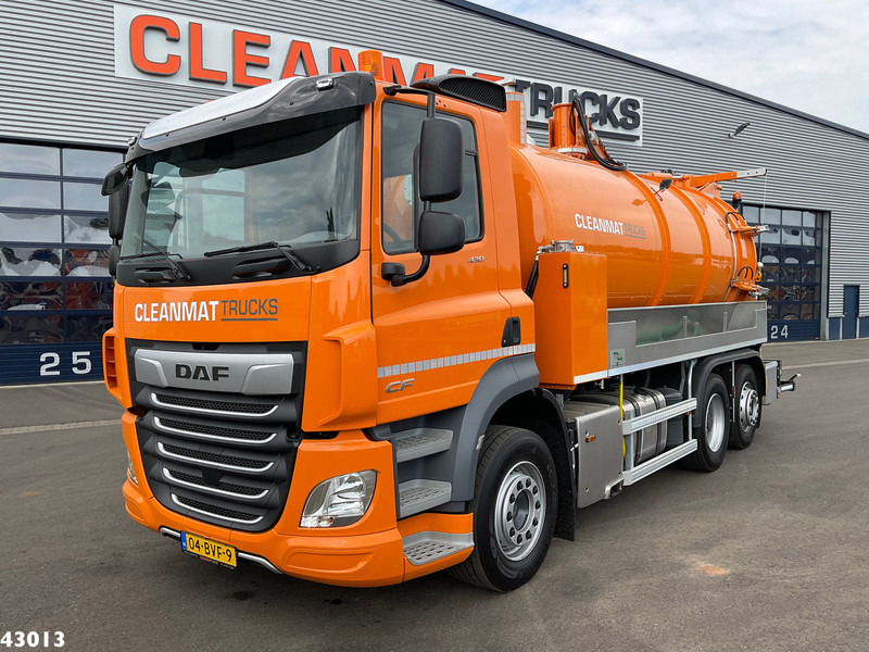 Vakuum lastebil DAF FAN CF 430 DHM Combi kolkenzuiger: bilde 9