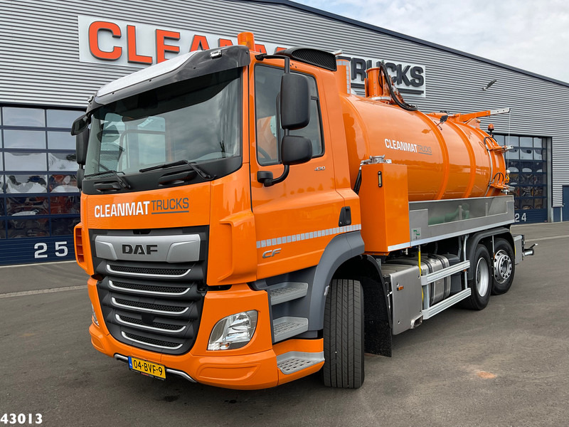 Vakuum lastebil DAF FAN CF 430 DHM Combi kolkenzuiger: bilde 8
