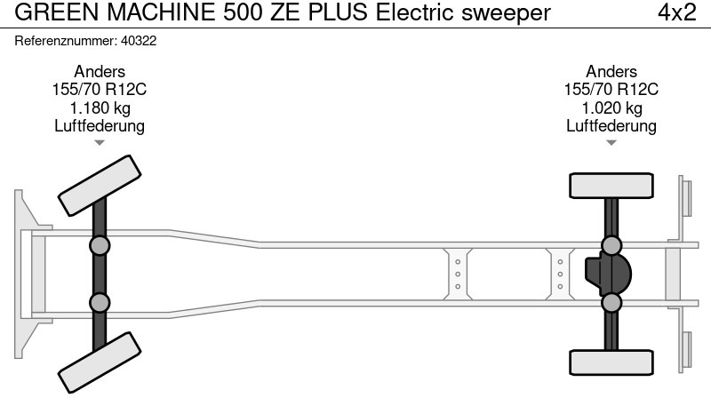 Feiebil Green machine 500 ZE PLUS Electric sweeper: bilde 18