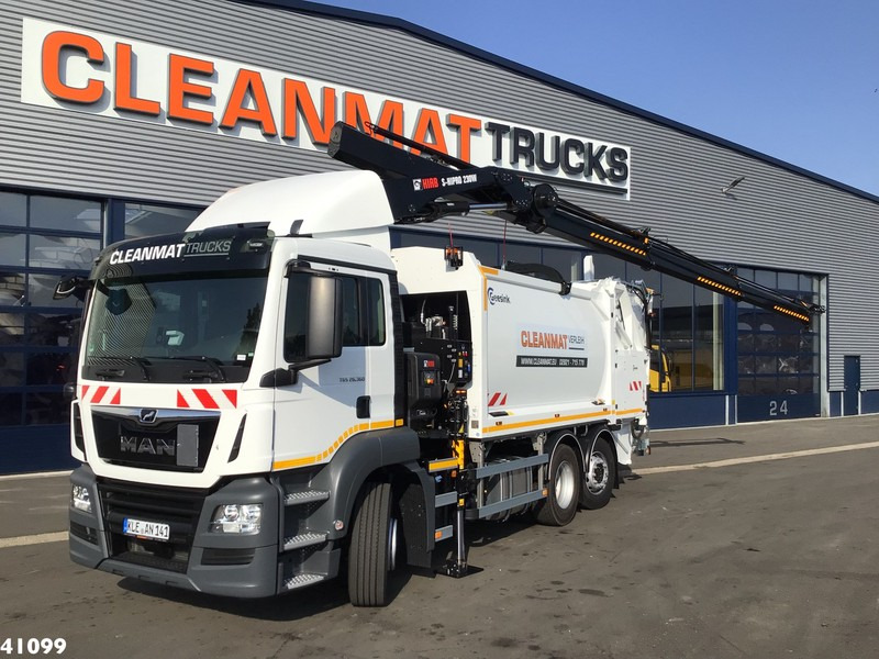 MAN TGS 26.360 Hiab 23 ton/meter laadkraan - Søppelbil: bilde 1 MAN TGS 26.360 Hiab 23 ton/meter laadkraan - Søppelbil: bilde 1