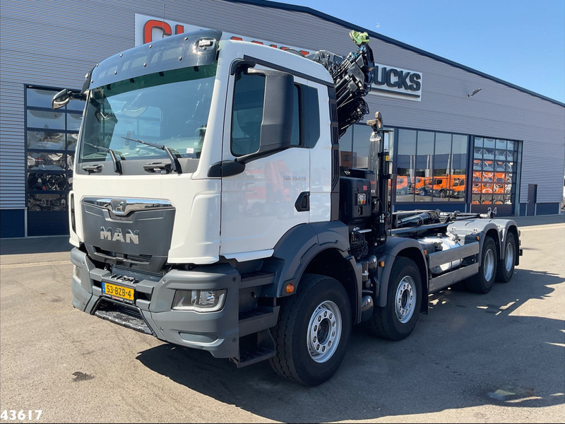 Kranbil MAN TGS 32.470 8x4 Euro 6 Hiab 22 Tonmeter laadkraan Just 68.765 Km!: bilde 6