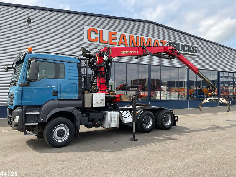 MAN TGS 33.480 6x6 Euro 6 Palfinger 27 Tonmeter boomkraan - Kranbil: bilde 1 MAN TGS 33.480 6x6 Euro 6 Palfinger 27 Tonmeter boomkraan - Kranbil: bilde 1