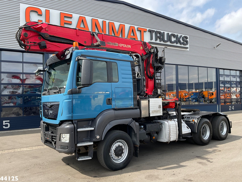 MAN TGS 33.480 6x6 Euro 6 Palfinger 27 Tonmeter boomkraan - Kranbil: bilde 2 MAN TGS 33.480 6x6 Euro 6 Palfinger 27 Tonmeter boomkraan - Kranbil: bilde 2