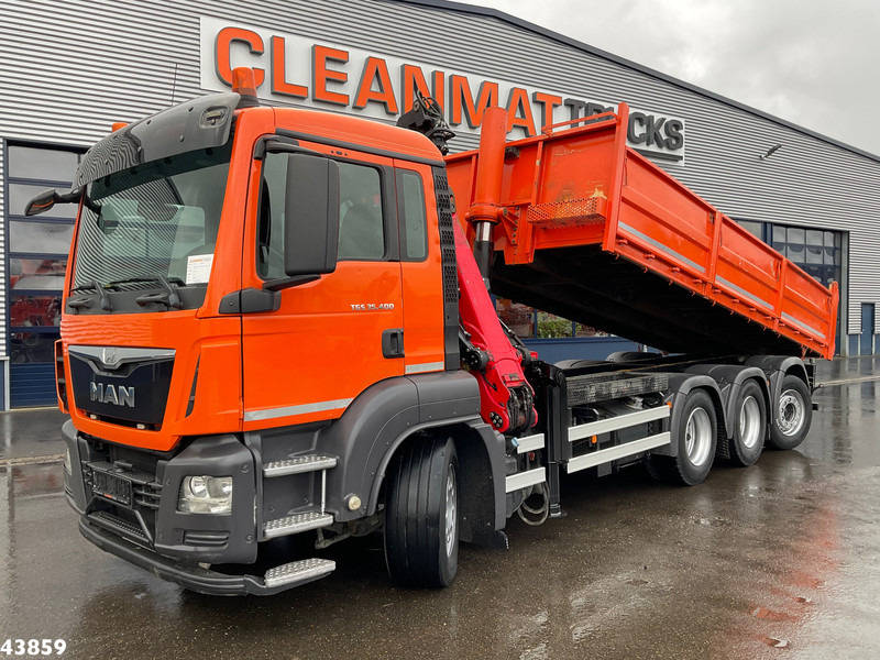 MAN TGS 35.400 8x4 Euro 6 Palfinger 17 Tonmeter Z-kraan - Tippbil, Kranbil: bilde 3 MAN TGS 35.400 8x4 Euro 6 Palfinger 17 Tonmeter Z-kraan - Tippbil, Kranbil: bilde 3