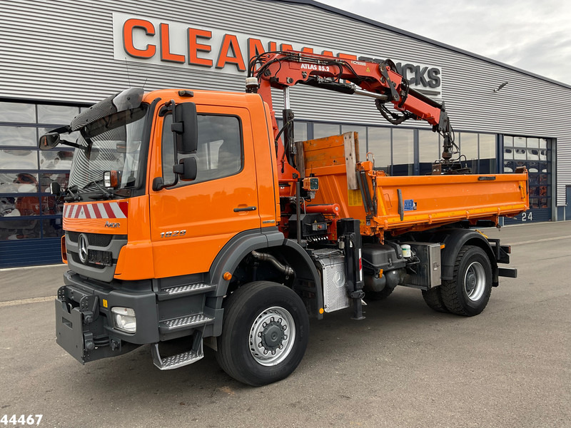 Mercedes-Benz 1829 AK 4x4 Atlas 8,5 Tonmeter laadkraan Manual Full steel - Tippbil, Kranbil: bilde 3 Mercedes-Benz 1829 AK 4x4 Atlas 8,5 Tonmeter laadkraan Manual Full steel - Tippbil, Kranbil: bilde 3