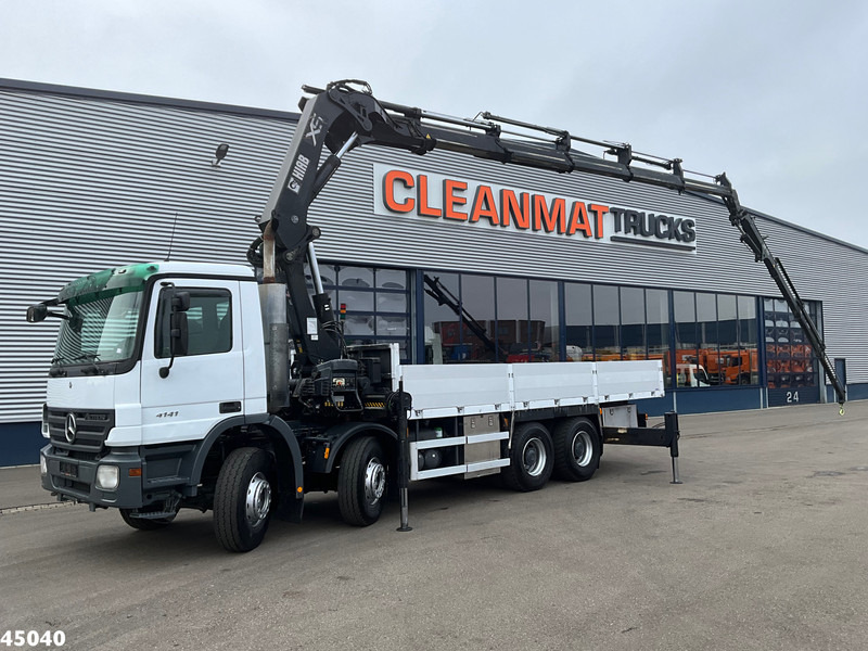 Mercedes-Benz Actros 4141 8x4 manual Hiab 32 Tonmeter laadkraan + Fly-jib - Kranbil: bilde 1 Mercedes-Benz Actros 4141 8x4 manual Hiab 32 Tonmeter laadkraan + Fly-jib - Kranbil: bilde 1