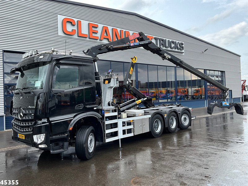 Mercedes-Benz Arocs 3540 8x4 Euro 6 HMF 19 Tonmeter Z-kraan Just 118.906 Km! - Krokbil, Kranbil: bilde 1 Mercedes-Benz Arocs 3540 8x4 Euro 6 HMF 19 Tonmeter Z-kraan Just 118.906 Km! - Krokbil, Kranbil: bilde 1