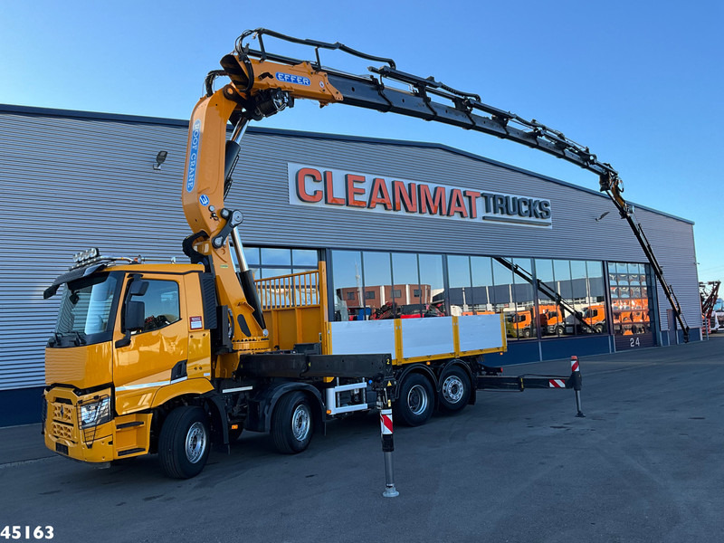 Renault C 380 8x2 Euro 6 Effer 95 Tonmeter laadkraan + Fly-Jib Just 39.453 km! - Kranbil: bilde 1 Renault C 380 8x2 Euro 6 Effer 95 Tonmeter laadkraan + Fly-Jib Just 39.453 km! - Kranbil: bilde 1