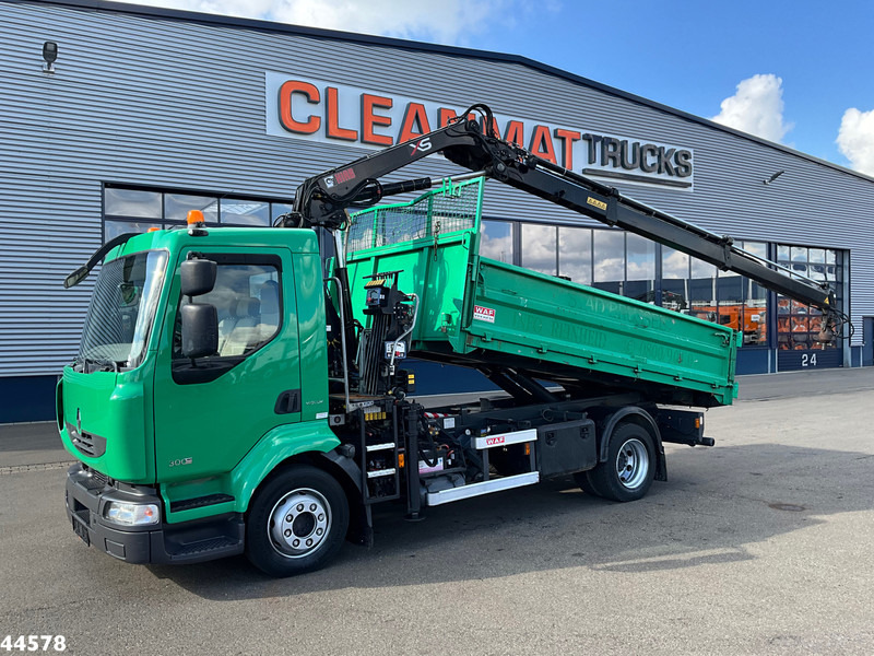 Renault Midlum 300.12 Manual Hiab 8 Tonmeter laadkraan Just 81.549 km! - Tippbil, Kranbil: bilde 1 Renault Midlum 300.12 Manual Hiab 8 Tonmeter laadkraan Just 81.549 km! - Tippbil, Kranbil: bilde 1