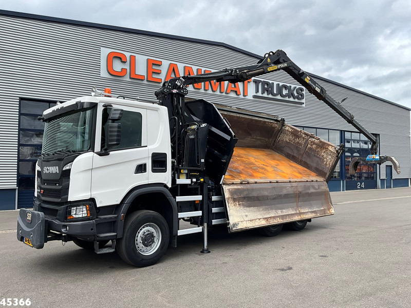 Scania G 410 6x6 Euro 6 Palfinger 17 Tonmeter Z-kraan - Tippbil, Kranbil: bilde 2 Scania G 410 6x6 Euro 6 Palfinger 17 Tonmeter Z-kraan - Tippbil, Kranbil: bilde 2