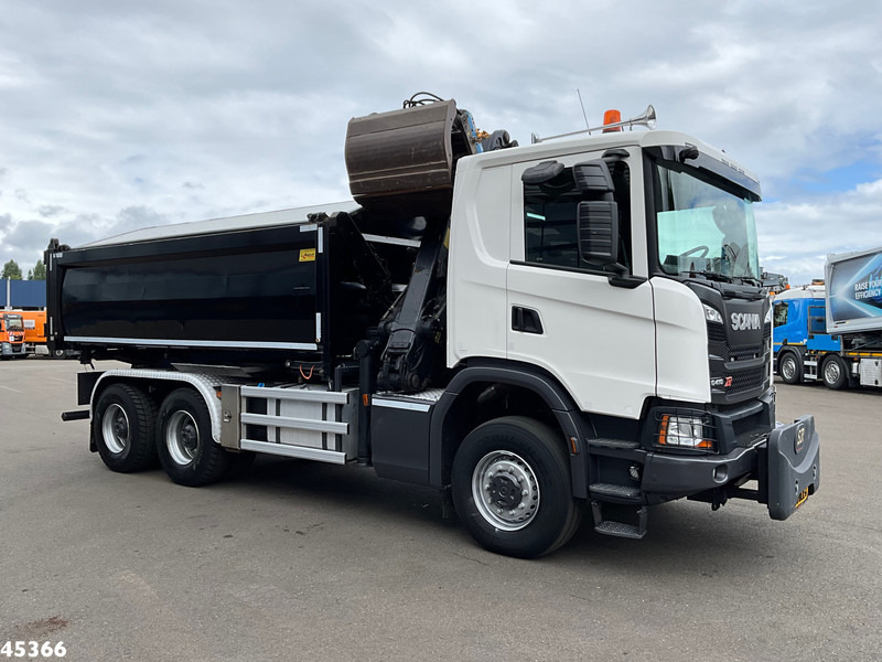 Scania G 410 6x6 Euro 6 Palfinger 17 Tonmeter Z-kraan - Tippbil, Kranbil: bilde 4 Scania G 410 6x6 Euro 6 Palfinger 17 Tonmeter Z-kraan - Tippbil, Kranbil: bilde 4