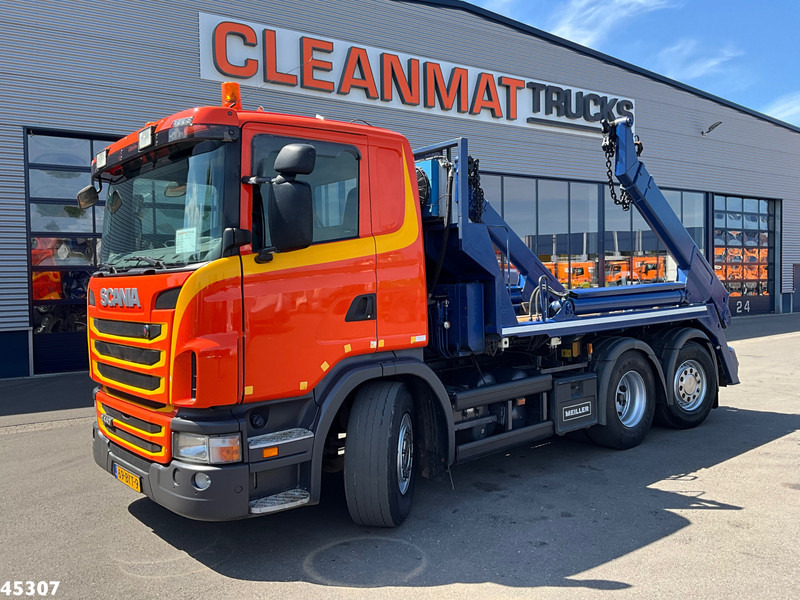 Scania G 440 6x2 Meiller 16 Tons portaalarmsysteem - Liftdumper lastebil: bilde 1 Scania G 440 6x2 Meiller 16 Tons portaalarmsysteem - Liftdumper lastebil: bilde 1