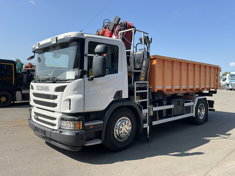 Scania P 320 HMF 12 Tonmeter Z-kraan + Kipper 11m³ - Tippbil, Kranbil: bilde 3 Scania P 320 HMF 12 Tonmeter Z-kraan + Kipper 11m³ - Tippbil, Kranbil: bilde 3