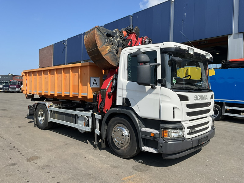 Scania P 320 HMF 12 Tonmeter Z-kraan + Kipper 11m³ - Tippbil, Kranbil: bilde 5 Scania P 320 HMF 12 Tonmeter Z-kraan + Kipper 11m³ - Tippbil, Kranbil: bilde 5