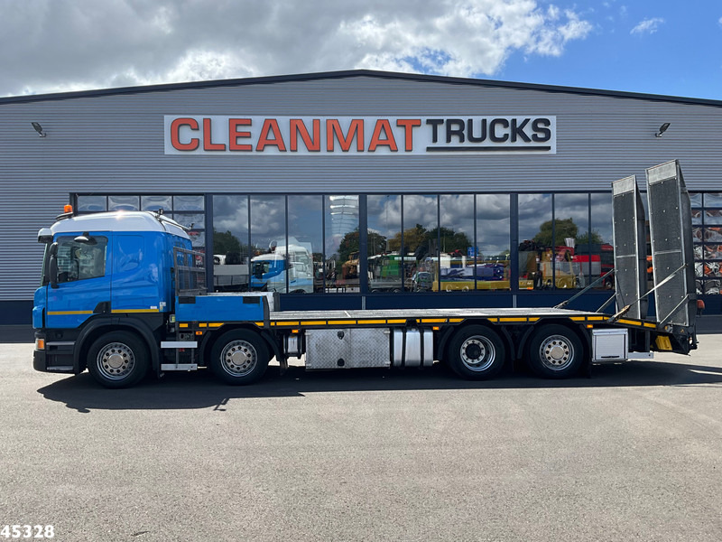 Scania P 410 8x2 Euro 6 Retarder Autotransporter met hydraulische oprijrampen - Transporter lastebil: bilde 2 Scania P 410 8x2 Euro 6 Retarder Autotransporter met hydraulische oprijrampen - Transporter lastebil: bilde 2