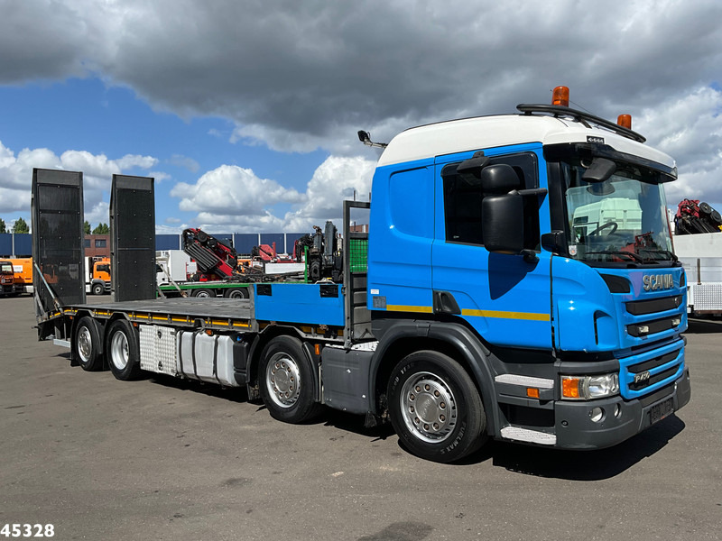 Scania P 410 8x2 Euro 6 Retarder Autotransporter met hydraulische oprijrampen - Transporter lastebil: bilde 4 Scania P 410 8x2 Euro 6 Retarder Autotransporter met hydraulische oprijrampen - Transporter lastebil: bilde 4