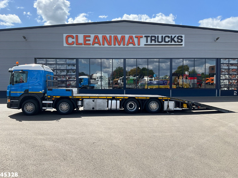 Scania P 410 8x2 Euro 6 Retarder Autotransporter met hydraulische oprijrampen - Transporter lastebil: bilde 3 Scania P 410 8x2 Euro 6 Retarder Autotransporter met hydraulische oprijrampen - Transporter lastebil: bilde 3