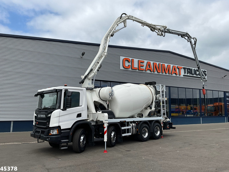Scania P 450 XT 8x4 Euro 6 Retarder CIFA 7m³ Mixer + Pumi Pump 25 m³ NEW AND UNUSED! - Betongpumpe: bilde 1 Scania P 450 XT 8x4 Euro 6 Retarder CIFA 7m³ Mixer + Pumi Pump 25 m³ NEW AND UNUSED! - Betongpumpe: bilde 1