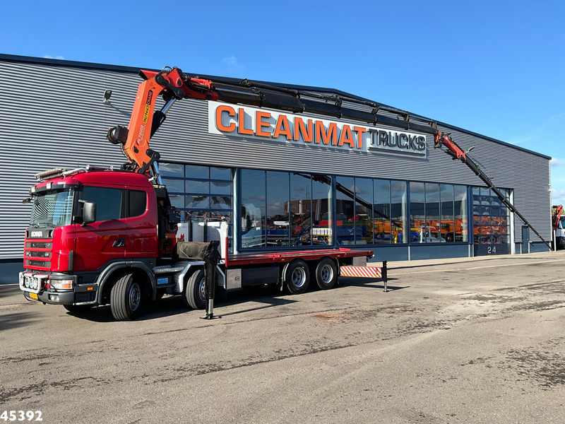 Scania R 124.420 8x4 Palfinger 72 Tonmeter laadkraan + Fly-Jib! - Kranbil: bilde 1 Scania R 124.420 8x4 Palfinger 72 Tonmeter laadkraan + Fly-Jib! - Kranbil: bilde 1