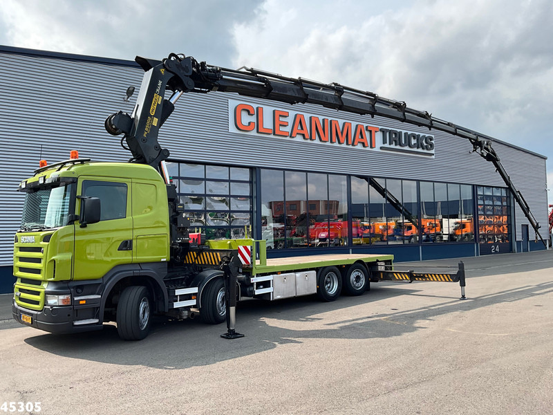 Scania R 420 8x2 manual Palfinger 85 Tonmeter laadkraan + Fly-Jib - Kranbil: bilde 1 Scania R 420 8x2 manual Palfinger 85 Tonmeter laadkraan + Fly-Jib - Kranbil: bilde 1