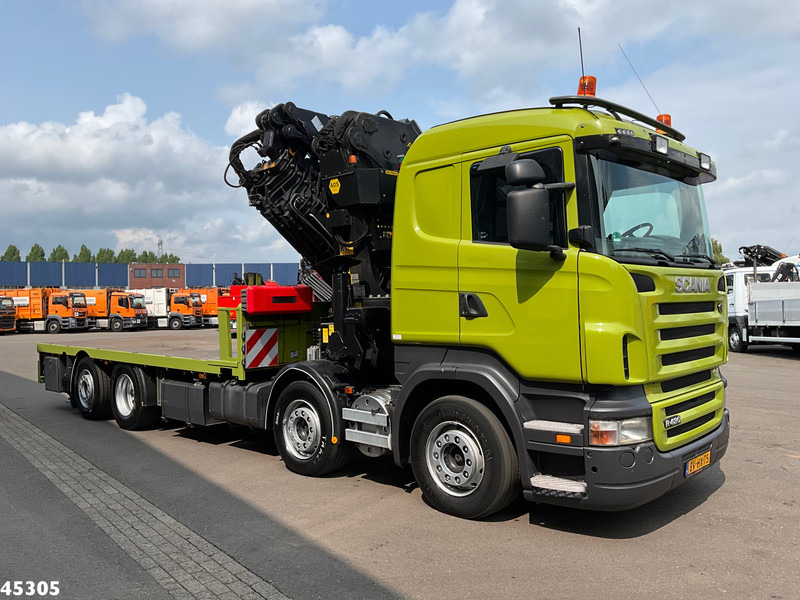 Scania R 420 8x2 manual Palfinger 85 Tonmeter laadkraan + Fly-Jib - Kranbil: bilde 4 Scania R 420 8x2 manual Palfinger 85 Tonmeter laadkraan + Fly-Jib - Kranbil: bilde 4