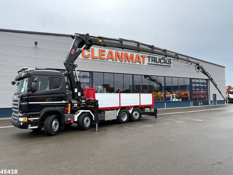 Scania R 480 8x2 Retarder Hiab 47 Tonmeter laadkraan + Fly-Jib! Just 242.931 km! - Kranbil: bilde 1 Scania R 480 8x2 Retarder Hiab 47 Tonmeter laadkraan + Fly-Jib! Just 242.931 km! - Kranbil: bilde 1