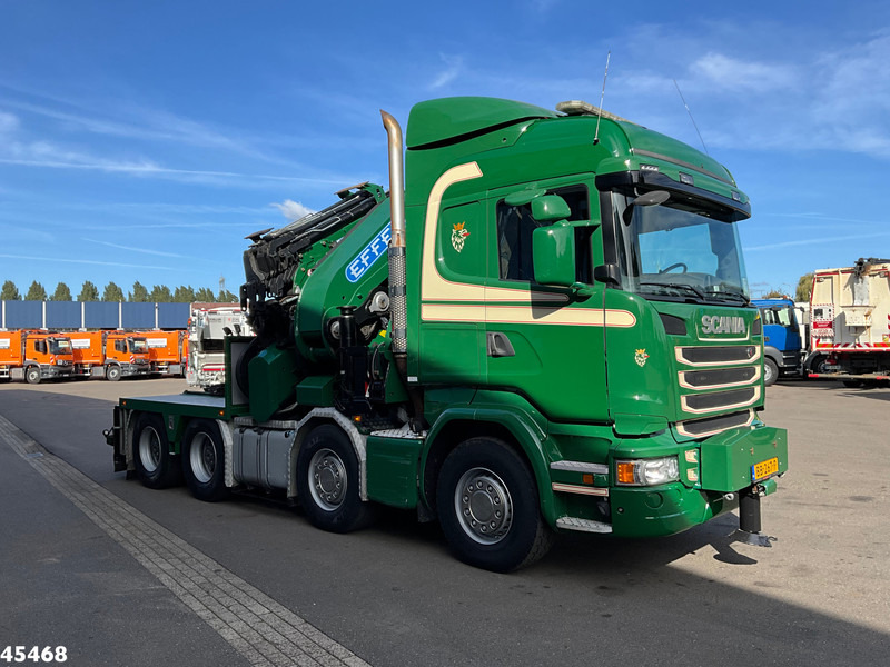 Scania R 490 8x4 Euro 6 Effer 140 Tonmeter laadkraan + Fly-Jib Just 283.508 km - Kranbil: bilde 5 Scania R 490 8x4 Euro 6 Effer 140 Tonmeter laadkraan + Fly-Jib Just 283.508 km - Kranbil: bilde 5