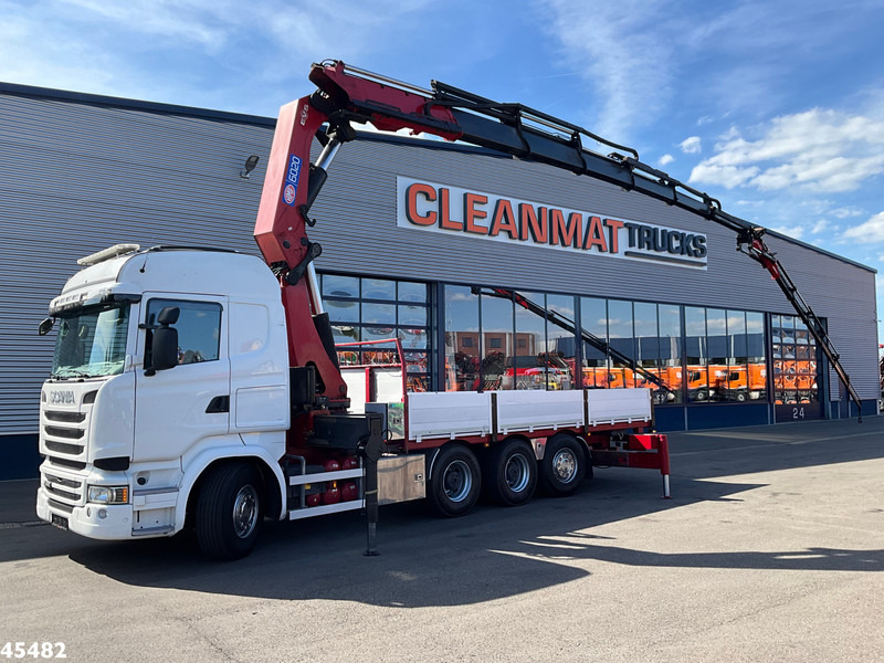 Scania R 490 8x4 Euro 6 Retarder HMF 60 Tonmeter laadkraan + Fly-Jib - Kranbil: bilde 1 Scania R 490 8x4 Euro 6 Retarder HMF 60 Tonmeter laadkraan + Fly-Jib - Kranbil: bilde 1