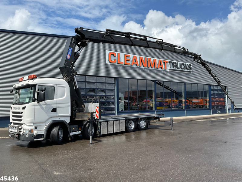 Scania R490 8x2 Euro 6 Retarder HMF 85 Tonmeter laadkraan + Fly-jib - Kranbil: bilde 1 Scania R490 8x2 Euro 6 Retarder HMF 85 Tonmeter laadkraan + Fly-jib - Kranbil: bilde 1