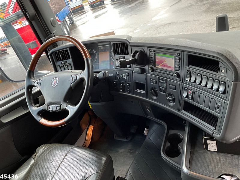 Kranbil Scania R490 8x2 Euro 6 Retarder HMF 85 Tonmeter laadkraan + Fly-jib: bilde 16