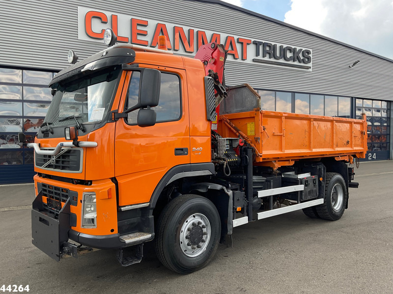 Volvo FM 340 4x4 Palfinger 10 Tonmeter laadkraan Manual Full steel - Tippbil, Kranbil: bilde 2 Volvo FM 340 4x4 Palfinger 10 Tonmeter laadkraan Manual Full steel - Tippbil, Kranbil: bilde 2