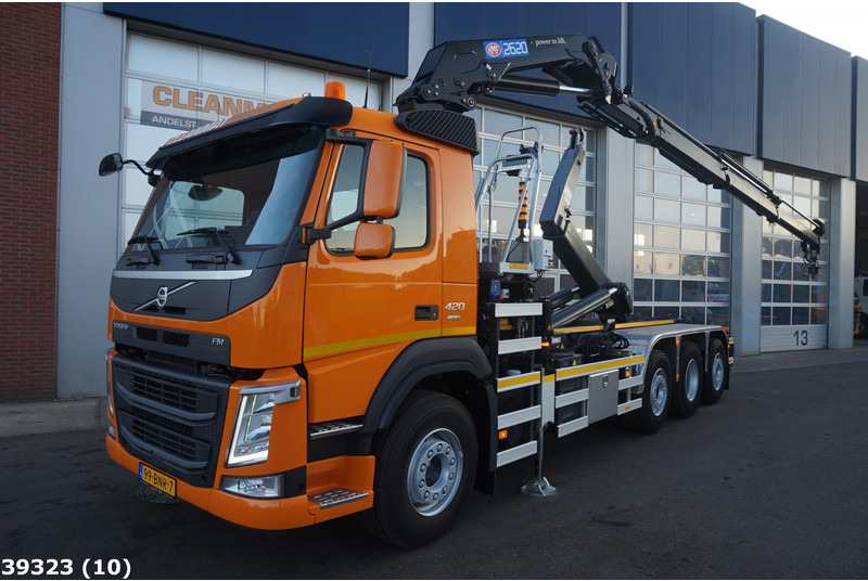 Volvo FM 420 8x2 HMF 26 Tonmeter laadkraan - Krokbil, Kranbil: bilde 1 Volvo FM 420 8x2 HMF 26 Tonmeter laadkraan - Krokbil, Kranbil: bilde 1