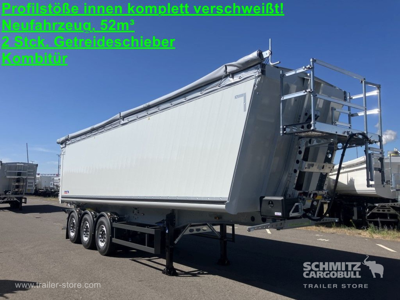 SCHMITZ Auflieger Kipper Alukastenmulde 52m³ - Tippsemi: bilde 1 SCHMITZ Auflieger Kipper Alukastenmulde 52m³ - Tippsemi: bilde 1