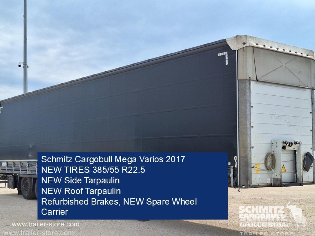 SCHMITZ Curtainsider Mega - Gardintrailer: bilde 1 SCHMITZ Curtainsider Mega - Gardintrailer: bilde 1