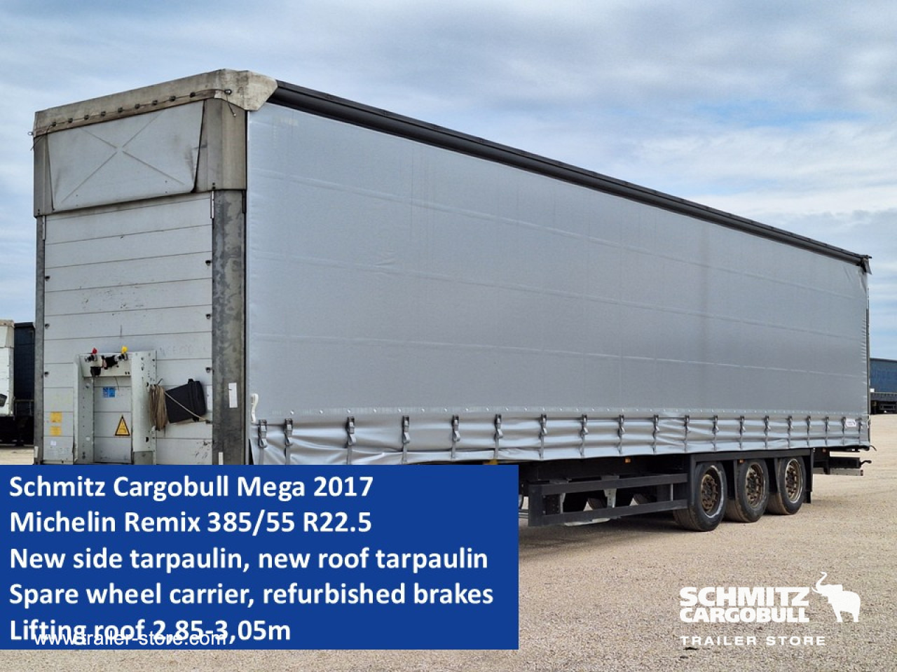 SCHMITZ Curtainsider Mega - Gardintrailer: bilde 1 SCHMITZ Curtainsider Mega - Gardintrailer: bilde 1