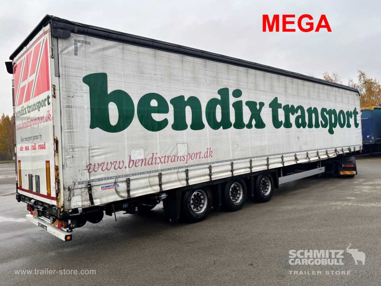 SCHMITZ Curtainsider Mega - Gardintrailer: bilde 1 SCHMITZ Curtainsider Mega - Gardintrailer: bilde 1